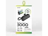 HIDISC }^Cv 5000mAh oCobe[ ubN HIDISC  HD2-MBTCD5000BK