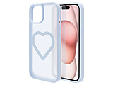iPhone 15/14/13 Mignu TPU×PC P[X  tXgu[ 9116IP361HPFBL