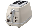 ポップアップトースター 「アイコナ・ヴィンテージ コレクション」（4～10枚切・2枚）　CTOV2003J-BG ドルチェベージュ 【864】