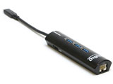 PUD-PDC3LBKA　USB3.1 Type-C ドッキングステーションミニ[有線LAN＆USBハブ3ポート/ブラック] PUD-PDC3Lシリーズ