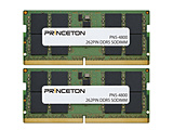 ���݃����� �m�[�gPC�p DDR5-4800 SODIMM  PN5-4800-8GX2 �mSO-DIMM DDR5 /8GB /2���n