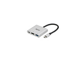 �f���ϊ��A�_�v�^ [USB-C �I�X�����X HDMI /USB-A�{USB-C���X(���d�p PD65W�Ή�)] 4K�Ή� �V���o�[ PUD-PDC1HA �m4K�n