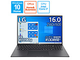 ノートパソコン gram オブシディアンブラック 16Z90P-KA78J1 ［16.0型 /Windows10 Home /intel Core i7 /メモリ：16GB /SSD：1TB /Office HomeandBusiness /日本語版キーボード /2021年2月モデル］