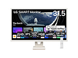 PCモニター SMART Monitor ホワイト 32SR50F-W ［31.5型 /フルHD(1920×1080) /ワイド］