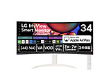 PCj^[ LG MyView Smart Monitor  34SR65QC-W m34^ /UWQHD(3440×1440j /Ch /Ȗʌ^n