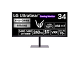 34G630A-B USB-CΉ Q[~Oj^[ LG UltraGear ubN m34^ /UWQHD(3440×1440j /Ch /Ȗʌ^ /240Hzn