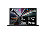 �m�[�g�p�\�R�� LG gram 14 �I�u�V�f�B�A���u���b�N 14Z95U-VP55J �mCopilot+ PC /14.0�^ /Windows11 Pro /AMD Ryzen AI 5 /�������F16GB /SSD�F512GB /���{��ŃL�[�{�[�h /2026�N2�����f���n