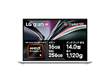 �m�[�g�p�\�R�� LG gram 14 �G�b�Z���X�V���o�[ 14Z95U-GS53J �mCopilot+ PC /14.0�^ /Windows11 Home /AMD Ryzen AI 5 /�������F16GB /SSD�F256GB /���{��ŃL�[�{�[�h /2026�N2�����f���n