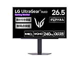 27GX704A-BAJP �Q�[�~���O���j�^�[ LG UltraGear OLED �u���b�N �m26.5�^ /�L�@EL WQHD(2560×1440�j /���C�h /240Hz�n