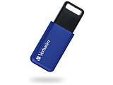 USB������ (Mac/Win) �u���[ USBSLM32GBV1 �m32GB /USB TypeA /USB3.2 /�X���C�h���n