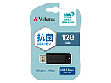 USB������ SIAA�R��(Mac/Win) �u���b�N KUSBSPS128GZV1 �m128GB /USB TypeA /USB3.2 /�X���C�h���n
