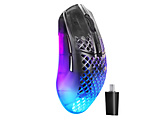 �Q�[�~���O�}�E�X USB-C�h���O�� Aerox 3 Wireless Gen 2 Shadow 62717 �m���w�� /�L���^����(���C�����X) /6�{�^�� /Bluetooth�EUSB�n