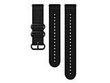 24MM EXPLORE2 TEXTILE STRAP M+L SS050228000 BLACK/BLACK