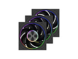 �P�[�X�t�@��×3 [120mm /3000RPM](���o�[�X�u���[�h)  �u���b�N F7X120R-ARGB-BK3IN1