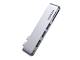 MacBook Pro / AirpmUSB-C2 IXX J[hXbg2 / HDMI / USB-A2 / USB-Cn USB PDΉ 100W hbLOXe[V  O[ 80856 mUSB Power DeliveryΉn