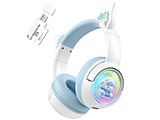 B5WB �Q�[�~���O�w�b�h�Z�b�g �uB5 Tri-Mode �l�R�~�~�v �z���C�g/�u���[ �m���C�����X�iBluetooth/USB-C�{USB-A�j�{�L�� /���� /�w�b�h�o���h�^�C�v�n �y864�z