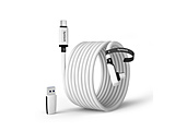 Meta Quest 3SΉ / PICO 4 UltraΉ / Meta Quest 3Ή Syntech LinkP[u 2in1 ڑP[u 5mNP[u  zCg C100
