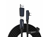 Meta Quest 3SΉ / PICO 4 UltraΉ / Meta Quest 3Ή Syntech LinkP[u 2in1 ڑP[u 5mNP[u gp[d\  ubN C100-B