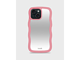 iPhone 15/14/13p ~[ϏՌP[X Wavy Case Rouge Pink 16409