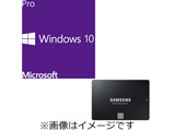 DSP�� Windows 10 Pro 64bit (�V�K�C���X�g�[���p)  + SAMSUNG SSD 860 EVO MZ-76E500B/IT (SSD/2.5�C���`/500GB/SATA)
