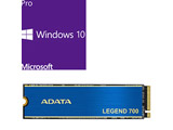 DSP Windows 10 Pro 32bit +SSD PCI-Expressڑ LEGEND 700(q[gVNt) ALEG-700-512GCS m512GB /M.2n