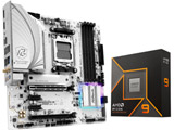 Ryzen 9 9950X+B650M PG Riptide WiFi White