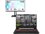 Q[~Om[gp\R TUF Gaming A15(RTX 4060) JO[m15.6^/AMD Ryzen 7n+rWlXj^[ PRO MP251Pm24.5^n