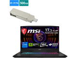 Q[~Om[gp\R Katana 17 ubN KATANA17B13VGK4070JP[RTX4070]+ESD-EPA0500GSVOtSSD 500GB /|[^u^n	