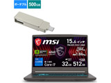 Q[~Om[gp\R Thin 15 B13V RXXOC[RTX4060] +ESD-EPA0500GSVOtSSD 500GB /|[^u^n	