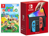 [时间限定] "任天堂Switch(有机EL型号)Joy-Con(L)霓虹灯蓝色/(R)霓虹灯红"+"聚集，怎么打的同时地森"是购买安排