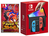 [时间限定] "任天堂Switch(有机EL型号)Joy-Con(L)霓虹灯蓝色/(R)霓虹灯红"+"神奇宝贝斯卡利特"同时购买安排