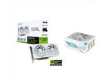 �O���t�B�b�N�{�[�h DUAL-RTX5060TI-O16G-WHITE+PC�d�� ROG Thor 1200W Platinum III White Edition