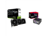 �O���t�B�b�N�{�[�h TUF-RTX5080-O16G-GAMING+PC�d�� ROG STRIX 1000W Platinum �u���b�N