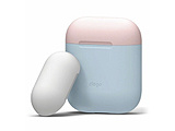 AirPods(GA[|bY)DUO Case(P[X) for AirPods EL_APDCSSCDC_PB Pastel Blue