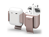 AirPods(GA[|bY)pP[X CarryingClip for AirPods EL_APDCSPCCL_RG [YS[h