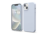 iPhone 14 6.1C` P[Xelago SILICONE CASE for iPhone i2022j 6.1inch 2Lens iLight Bluej EL-INNCSSCS3-LB