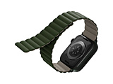 REVIX REVERSIBLE MAGNETIC STRAP Apple Watch 45/44/42mm UNIQ�i���j�[�N�j PINE�iGREEN/TAUPE�j UNIQ-45MM-REVGRNTPE
