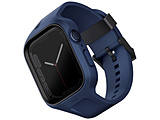 MONOS 2-IN-1 Apple Watch STRAP WITH HYBRID CASE 45/44mm - MARINE BLUEiBLUEj UNIQij[Nj lCr[ UNIQ45MMMONOSBLU