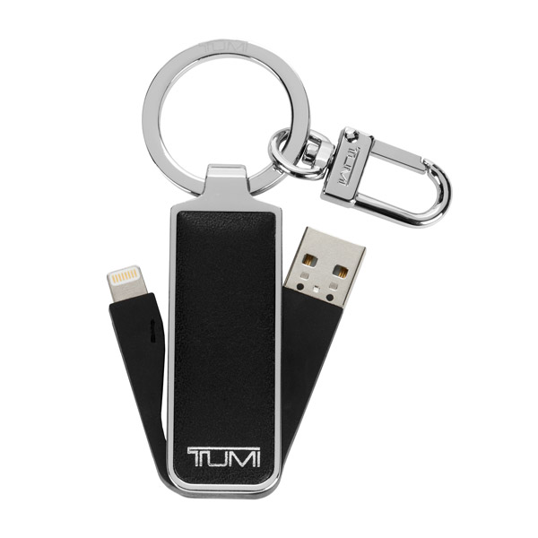 TUMI Charge & Sync Key Cable with ライトニングケーブル [TUMI