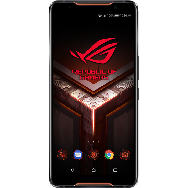 ROG Phone ブラック「ZS600KL-BK512S8」6型 Android 8.1 Snapdragon 845  メモリ/ストレージ：8GB/512GB nanoSIM x2 ドコモ/au