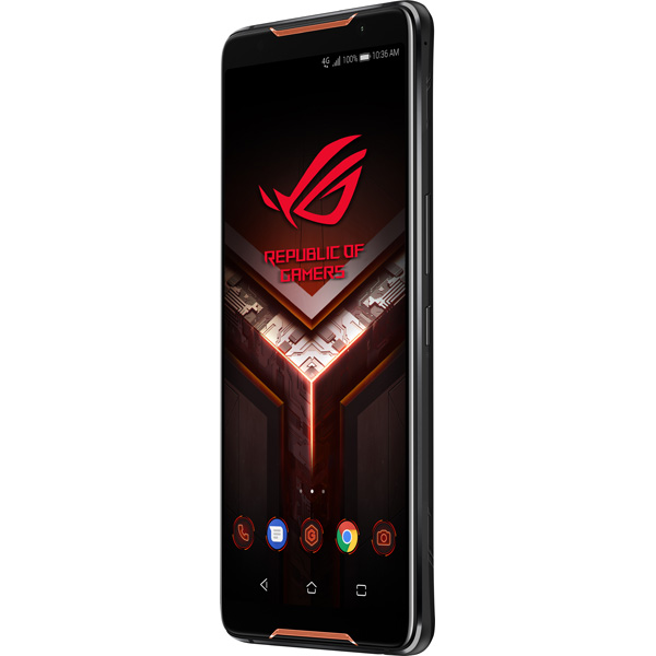 ROG Phone ブラック「ZS600KL-BK512S8」6型 Android 8.1 Snapdragon 845  メモリ/ストレージ：8GB/512GB nanoSIM x2 ドコモ/au