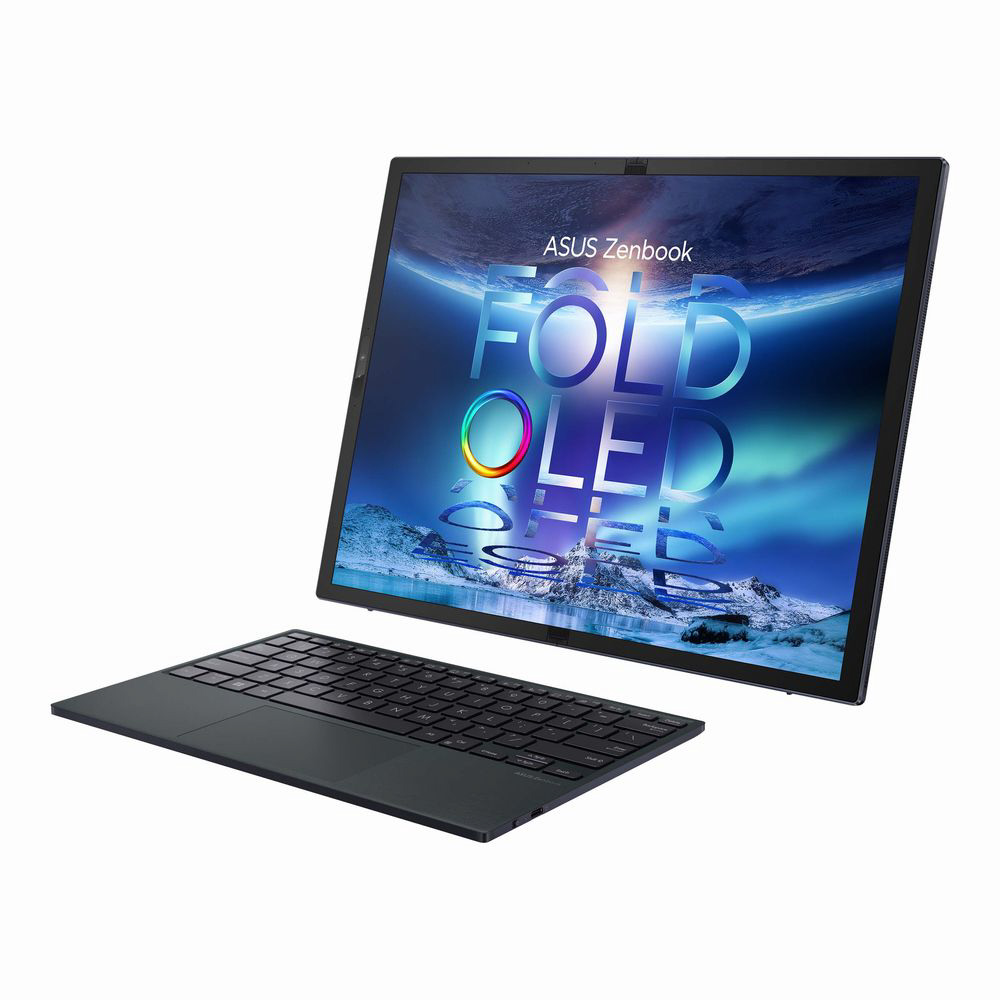ノートパソコン Zenbook 17 Fold OLED テックブラック UX9702AA-MD007WS ［17.3型 /Windows11  Home /intel Core i7 /メモリ：16GB /SSD：1TB /Office HomeandBusiness /英語版キーボード 