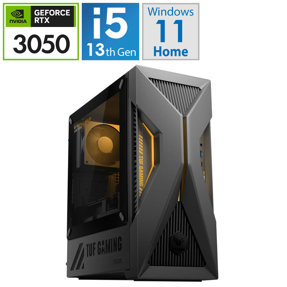 T500MV-13420H412W ゲーミングデスクトップパソコン TUF Gaming T500