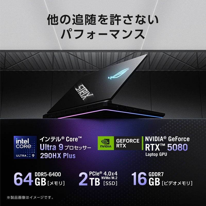 A*c様 ROG ノートパソコン ジャンク ゲーミングノートパソコン ROG Strix SCAR 18 (2026) G835/AniMe