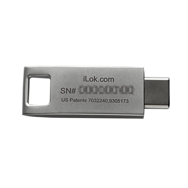 〔ソフトウェア認証〕 iLOK USB Type-Cモデル（第3世代） PACE iLok USB-C