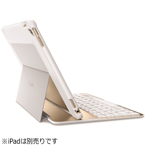9.7インチiPad Pro用 QODE Ultimate Liteキーボードケース ホワイト