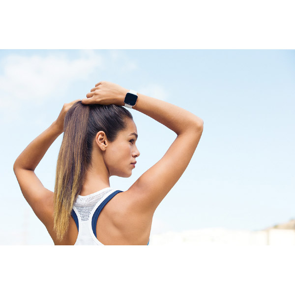 fitbit white rose gold