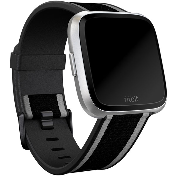 ven hat Pub Fitbit Versa/VersaLite 専用 ウーブンハイブリッドバンド Black/Gray ブラック/グレー Sサイズ  FB166WBBKGYS ブラック/グレー｜の通販はソフマップ[sofmap]