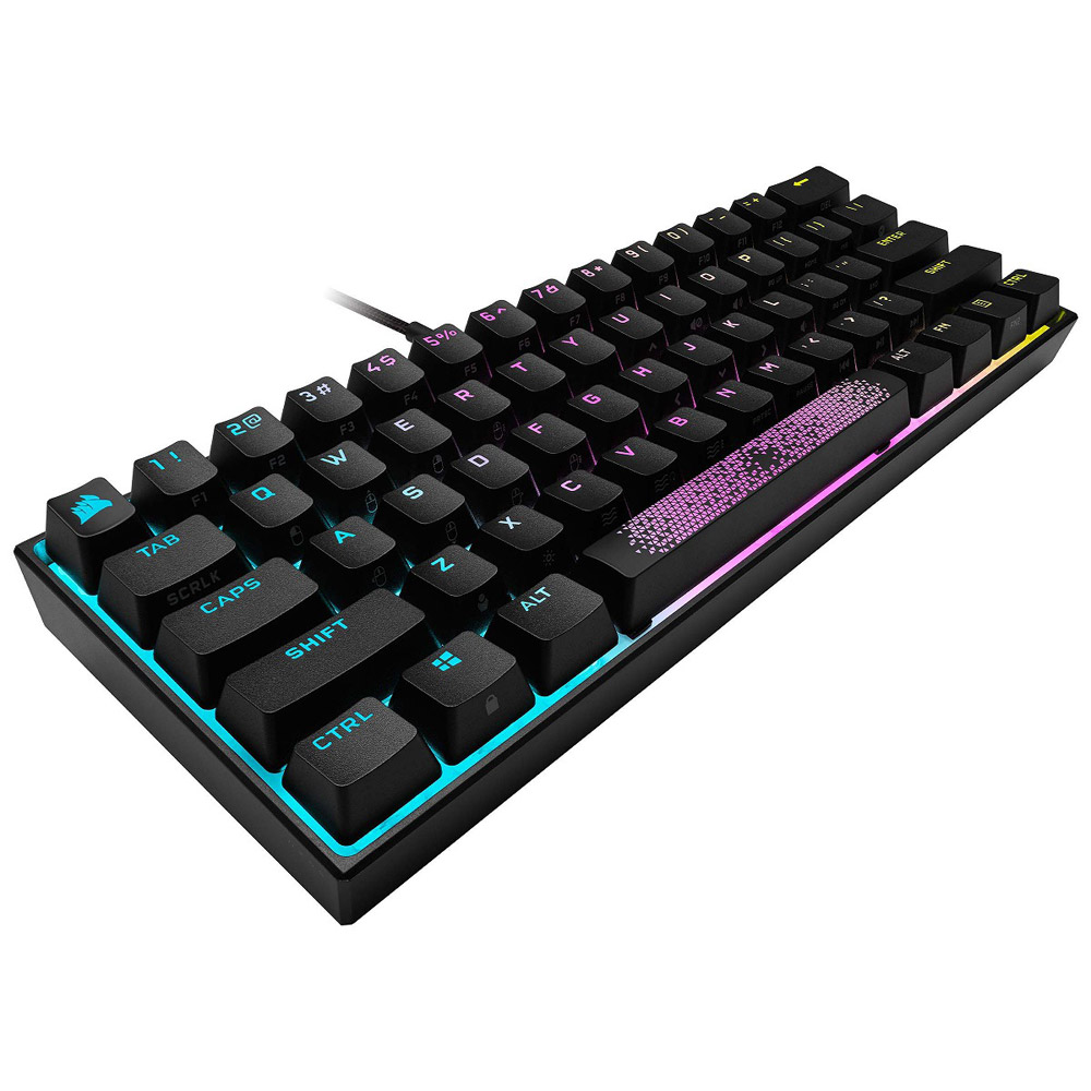 ポータブルな-CORSAIR/コルセア K65 RGB MINI CherryMX SPEED 英語 