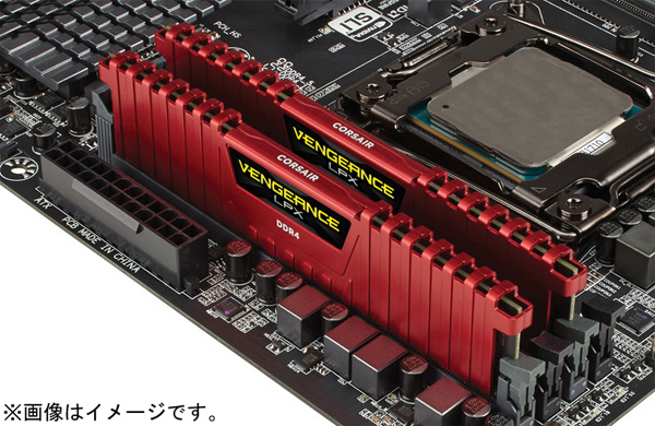 増設メモリ Vengeance LPXシリーズ レッド 16GB 8GB×2枚組 CMK16GX4M2A2666C16R [DIMM DDR4  /8GB /2枚]｜の通販はソフマップ[sofmap]